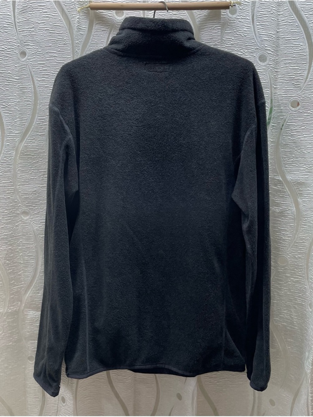 Fahrenheit Fleece Pullover Mens Large Gray Excellent 1/4 Zip Active Gear Pocket - Picture 5 of 7